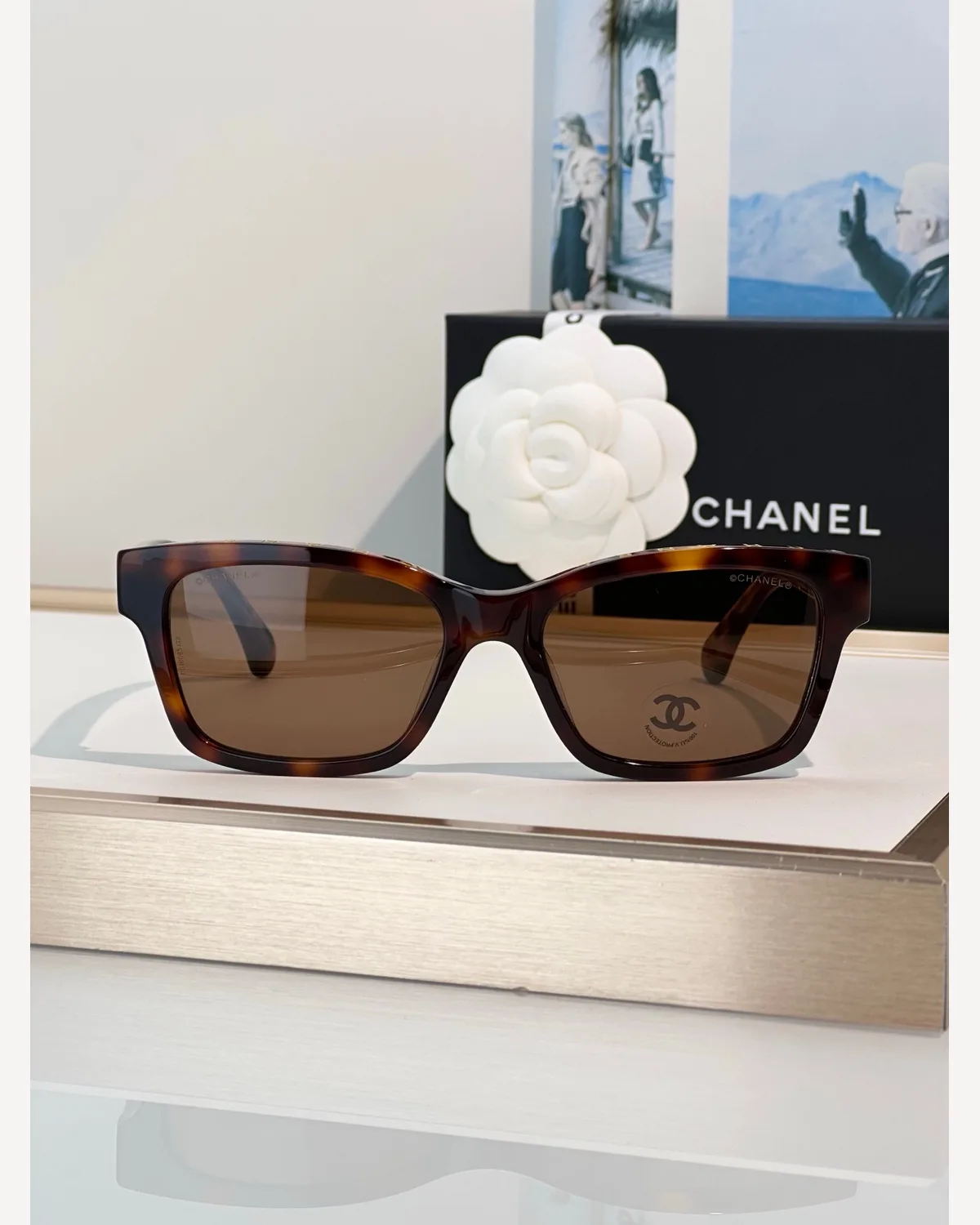 Chanel Sunglasses — Tortoise