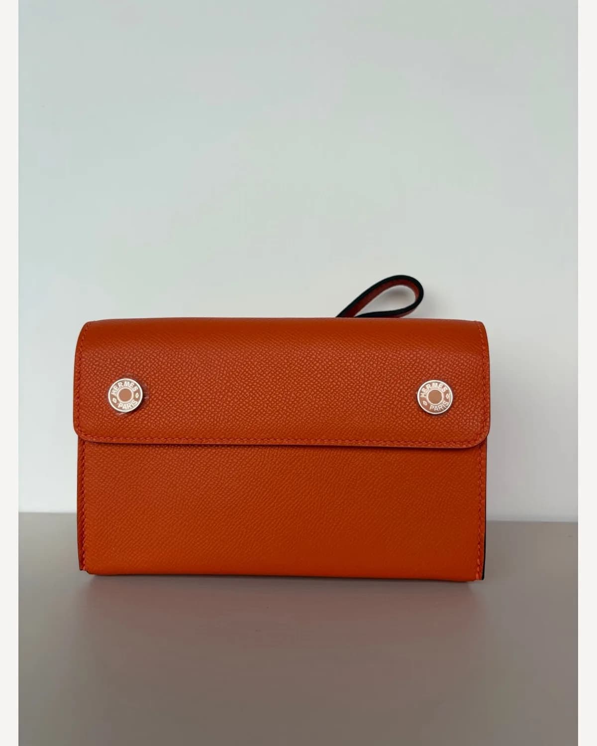 Hermès Snap Wallet — Orange