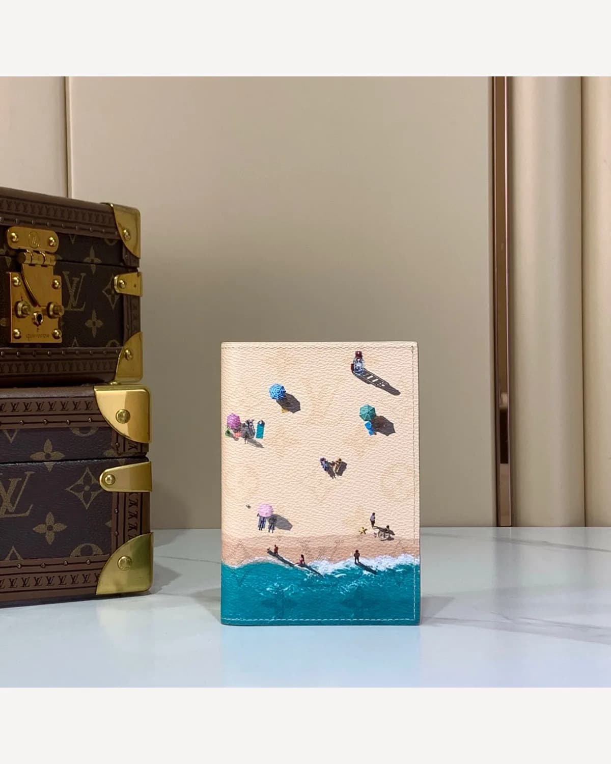 Louis Vuitton Passport Cover — Beach Print