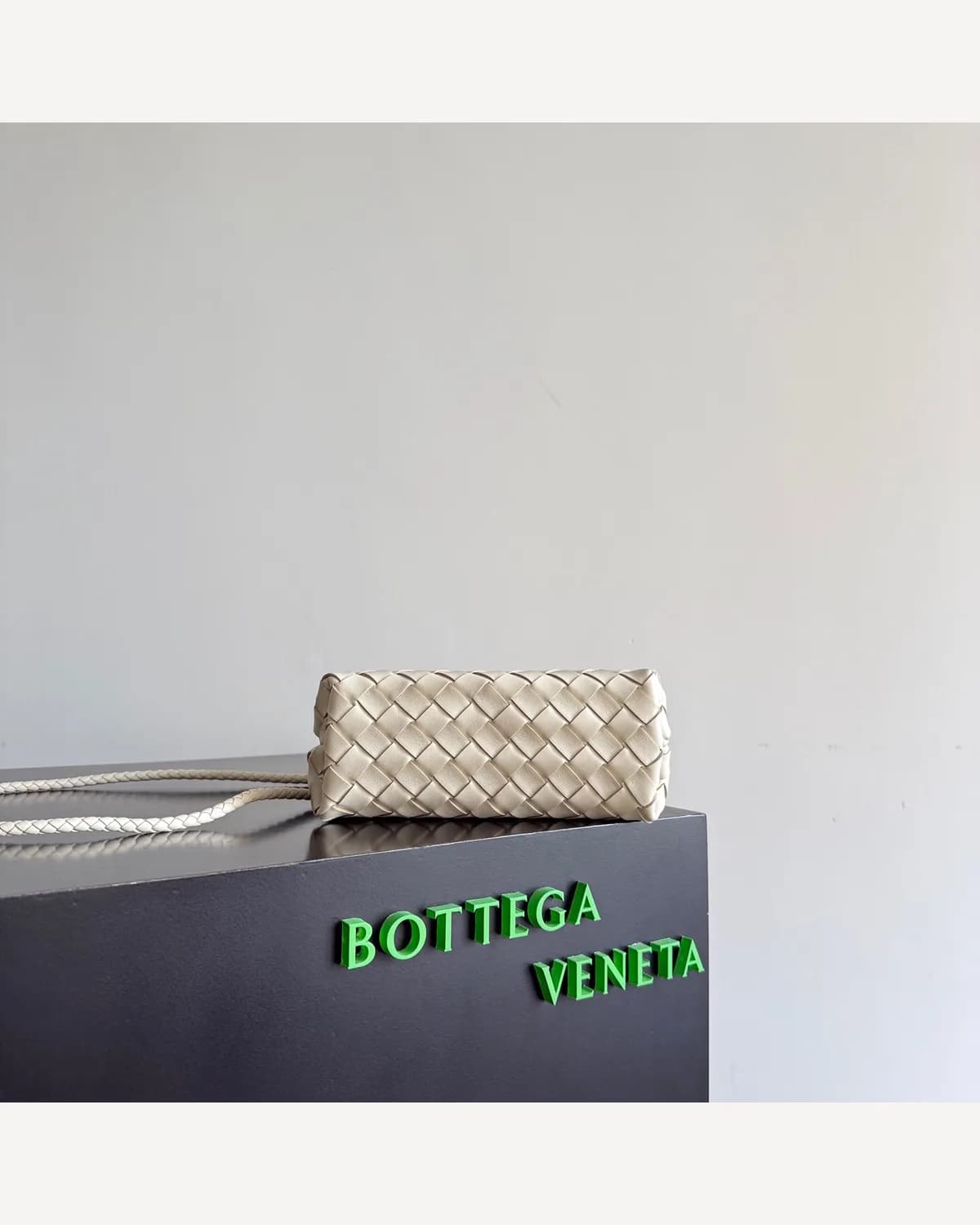 Bottega Veneta Mini Tote — Cream