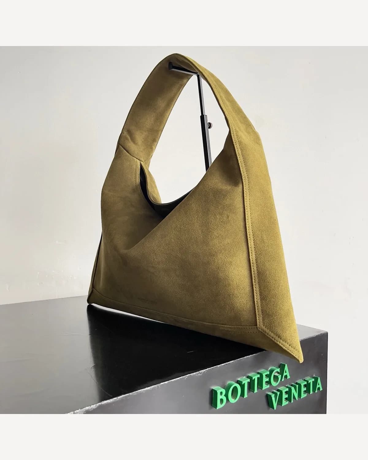 Bottega Veneta Hop — Mustard Suede