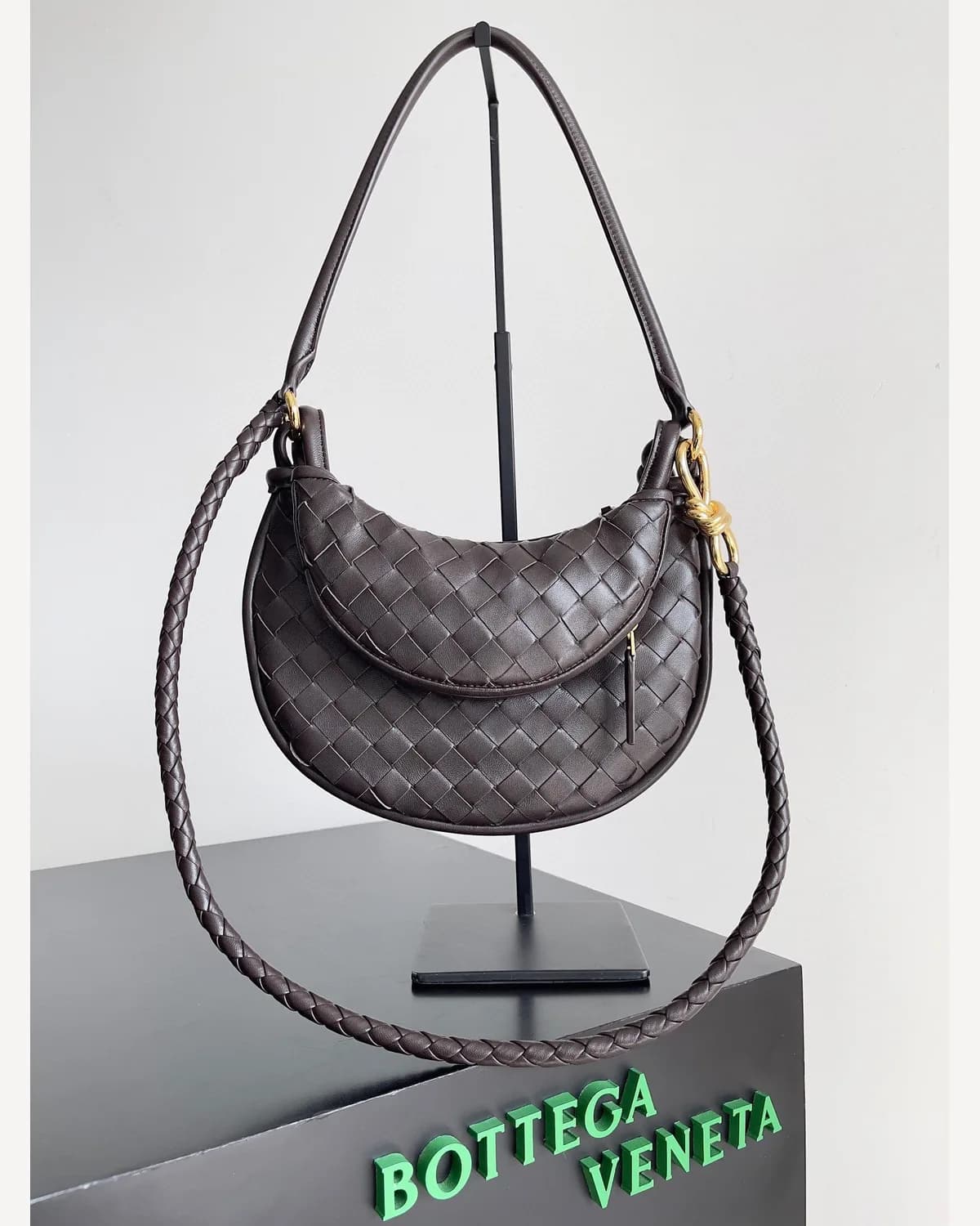 Bottega Veneta Gemelli — Dark Brown