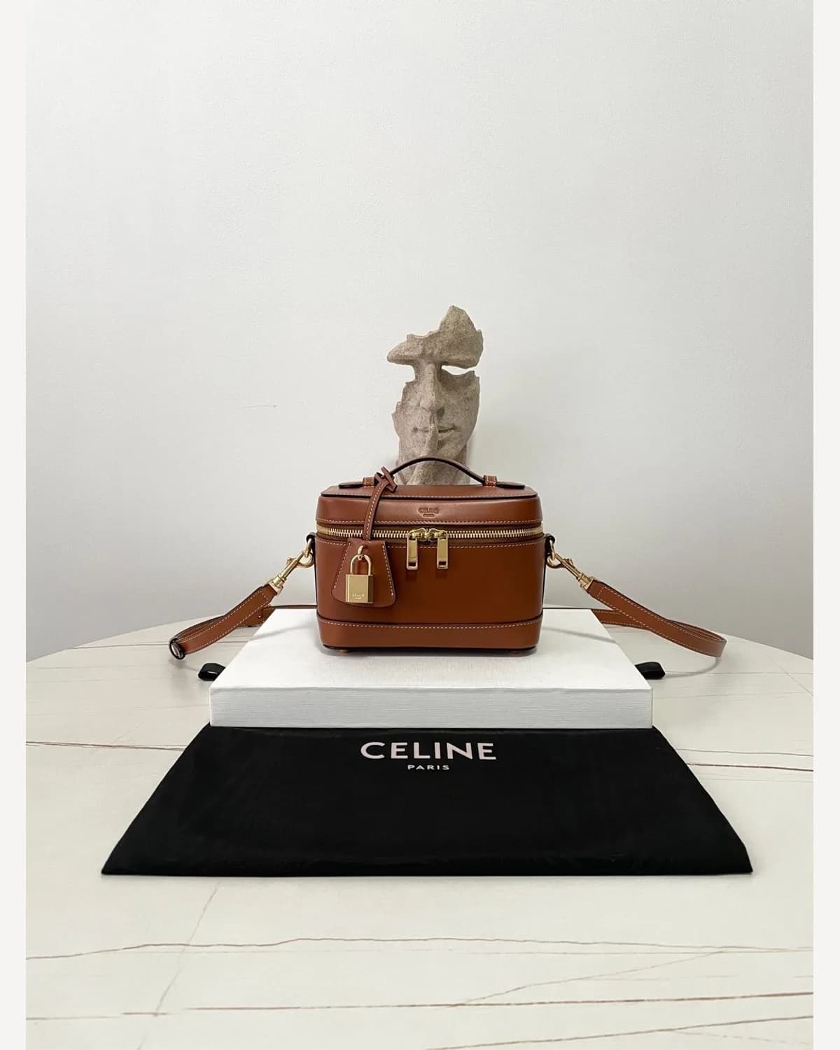 Celine Vanity — Tan