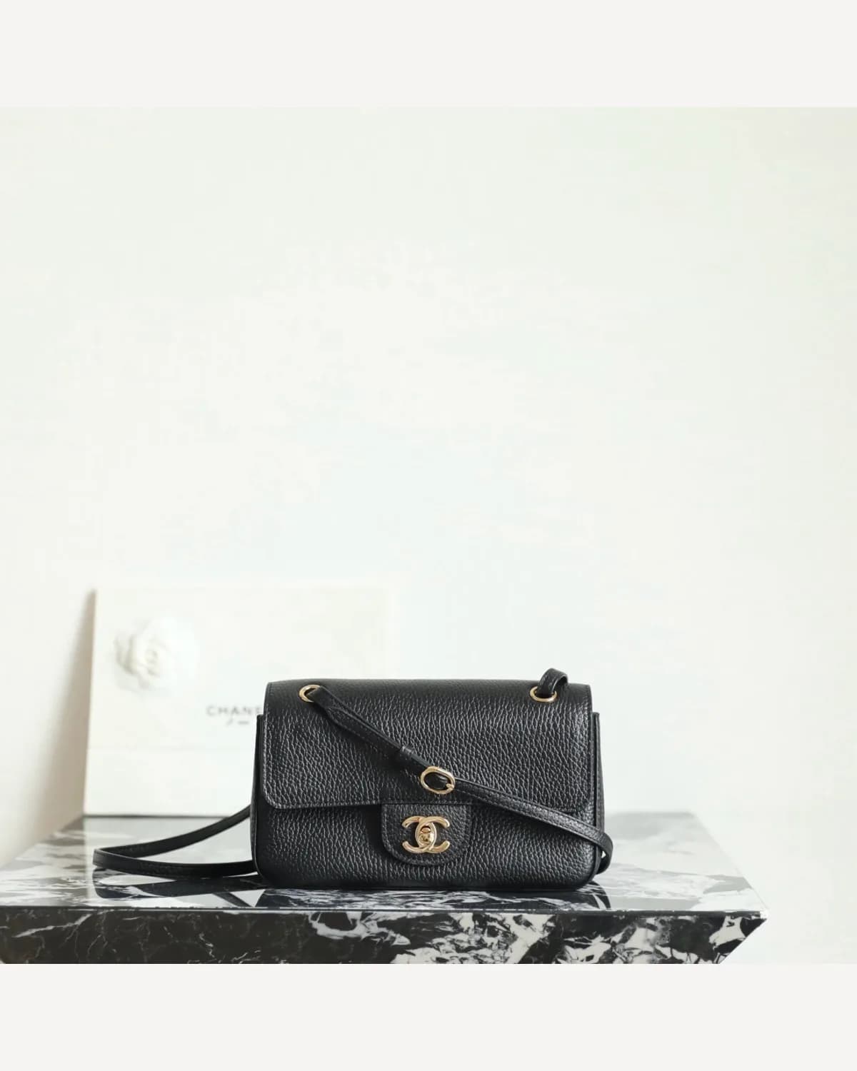 Chanel Mini Flap — Black