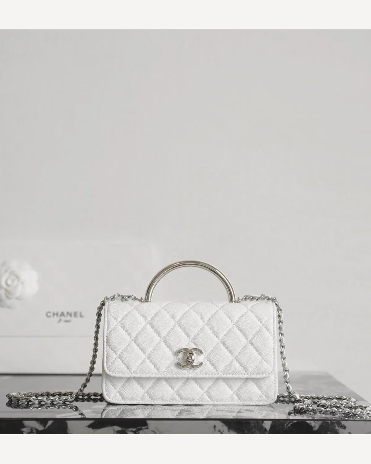 Chanel Kelly Mini — White