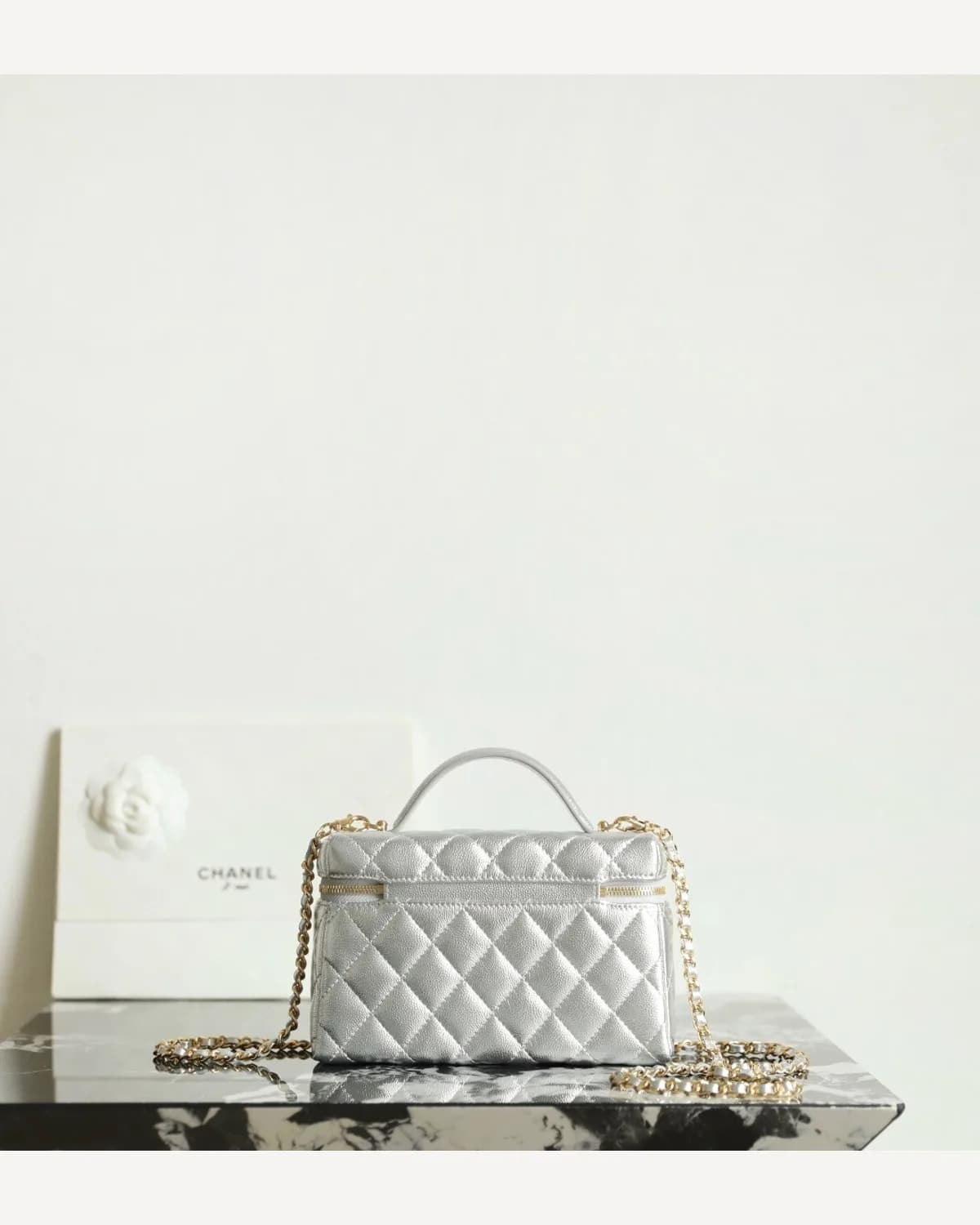Chanel Vanity — Silver