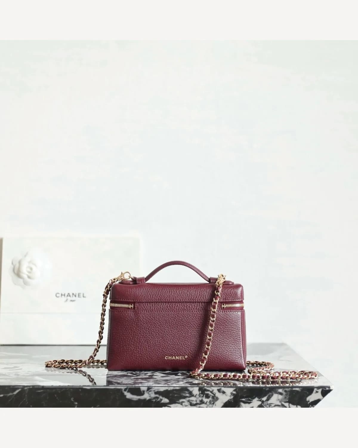 Chanel Vanity — Burgundy