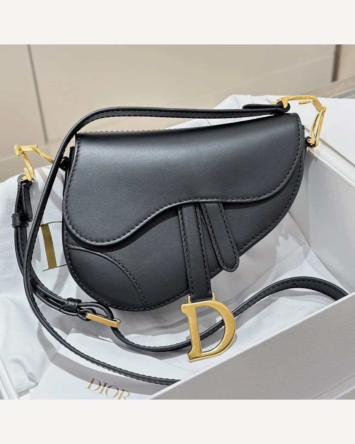 Dior Saddle — Black