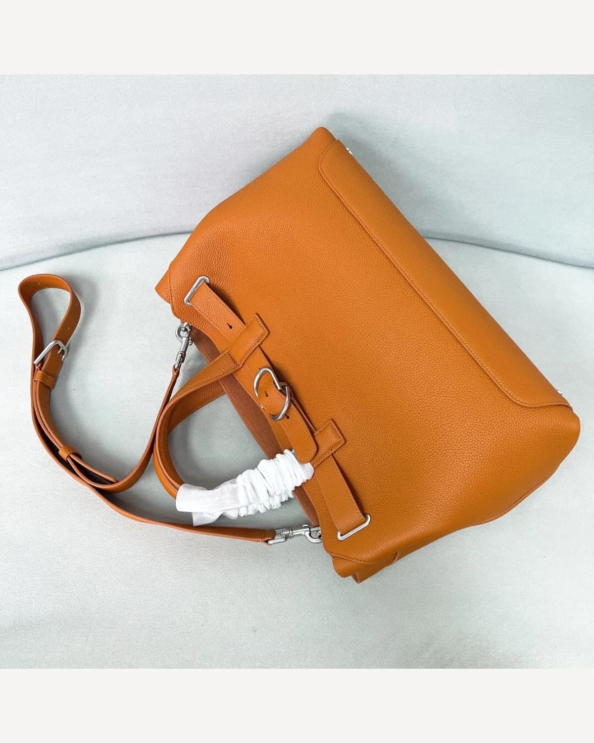 Dior Tote — Orange Leather