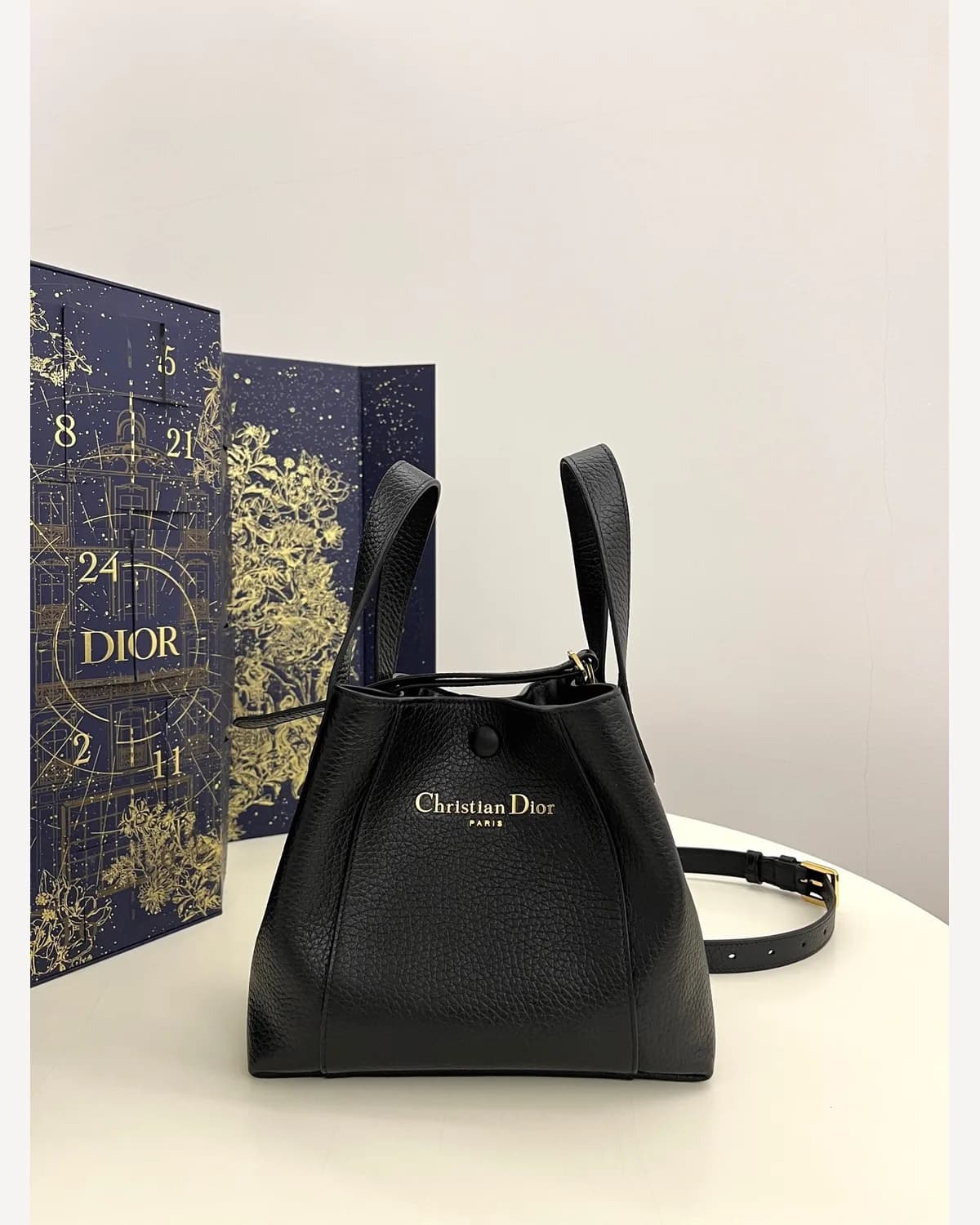 Dior Signature Mini Bag — Black