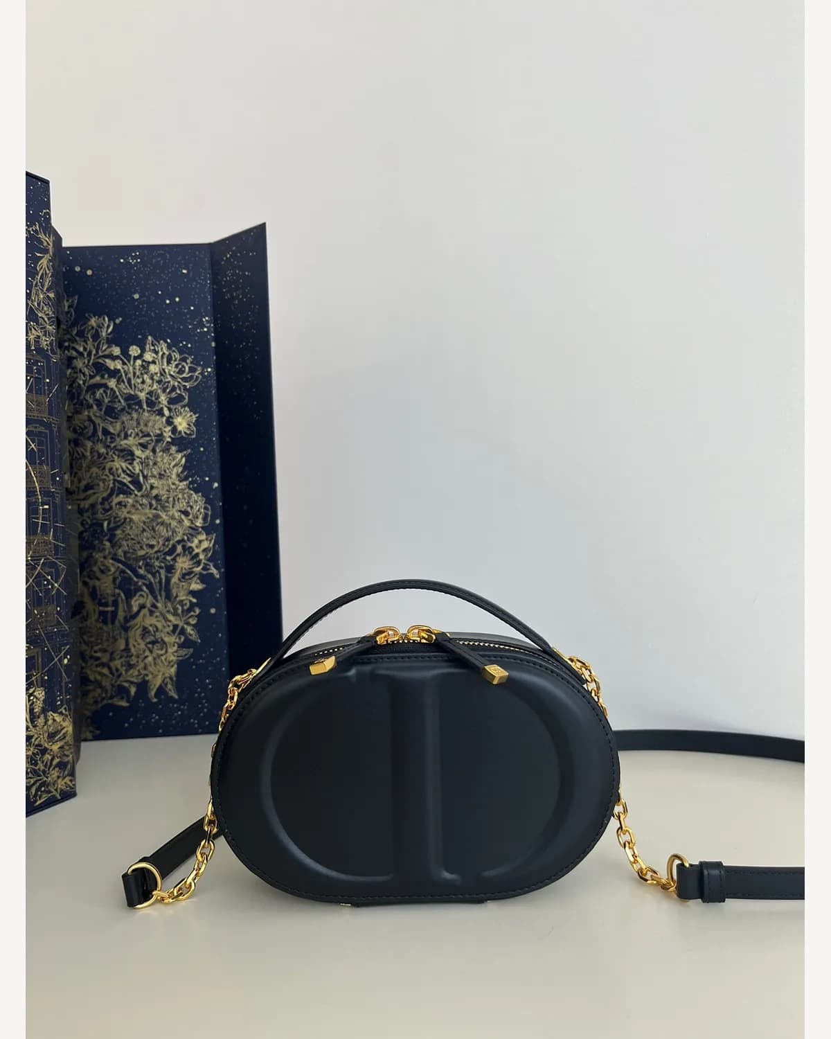 Dior Signature Oval Bag — Black