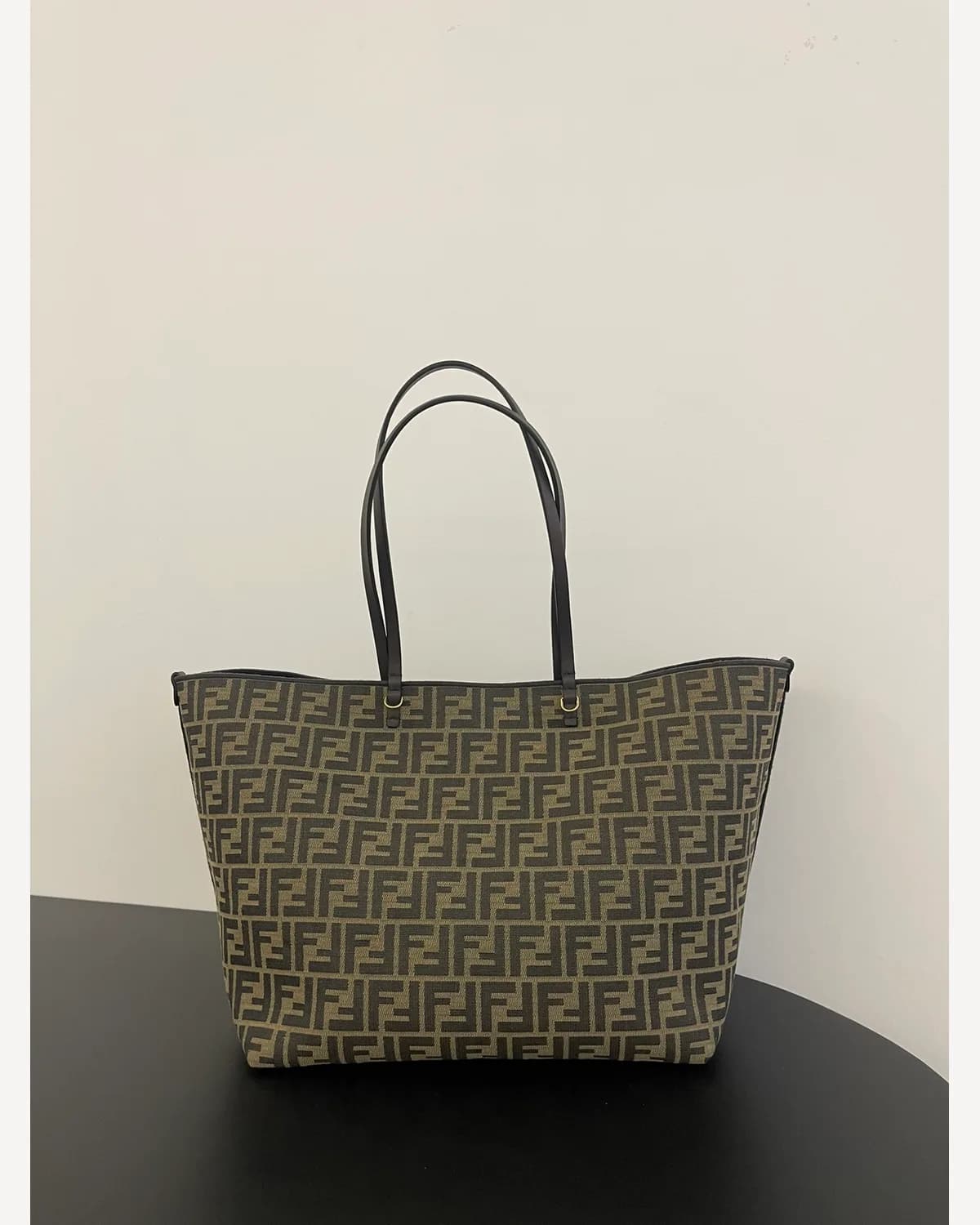 Fendi FF Zucca Tote — Khaki