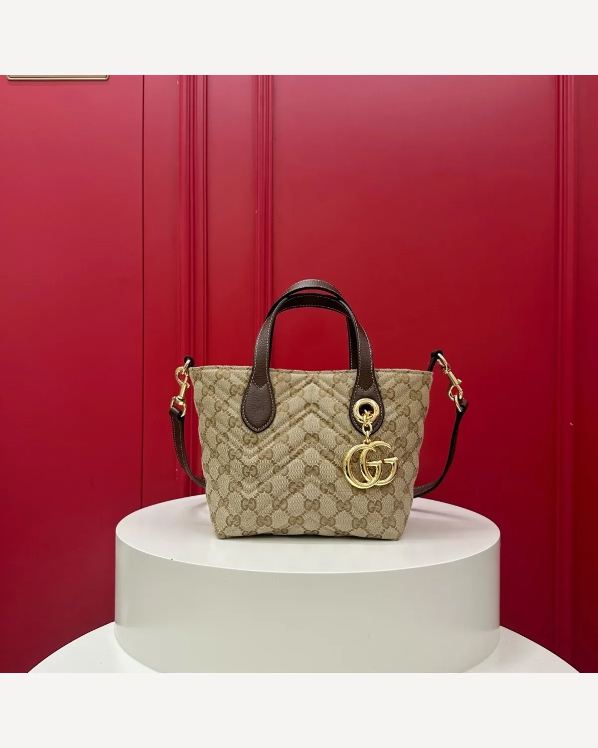 Gucci GG Canvas Tote — Small