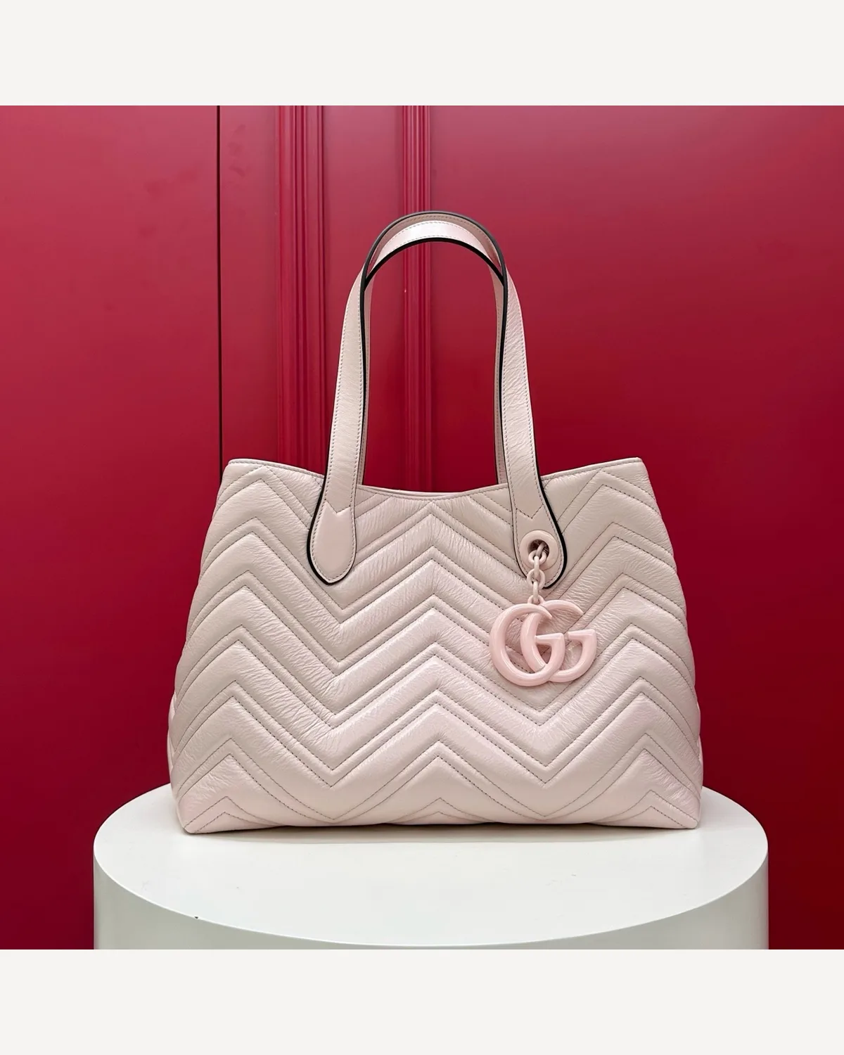 Gucci GG Marmont Tote — Powder Pink