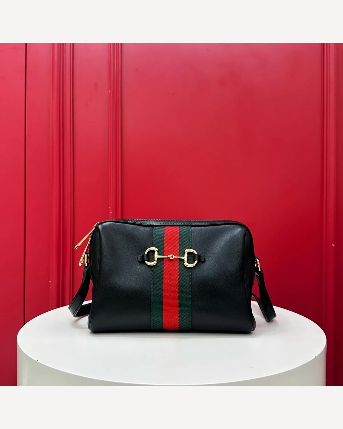 Gucci Horsebit Camera Bag — Black