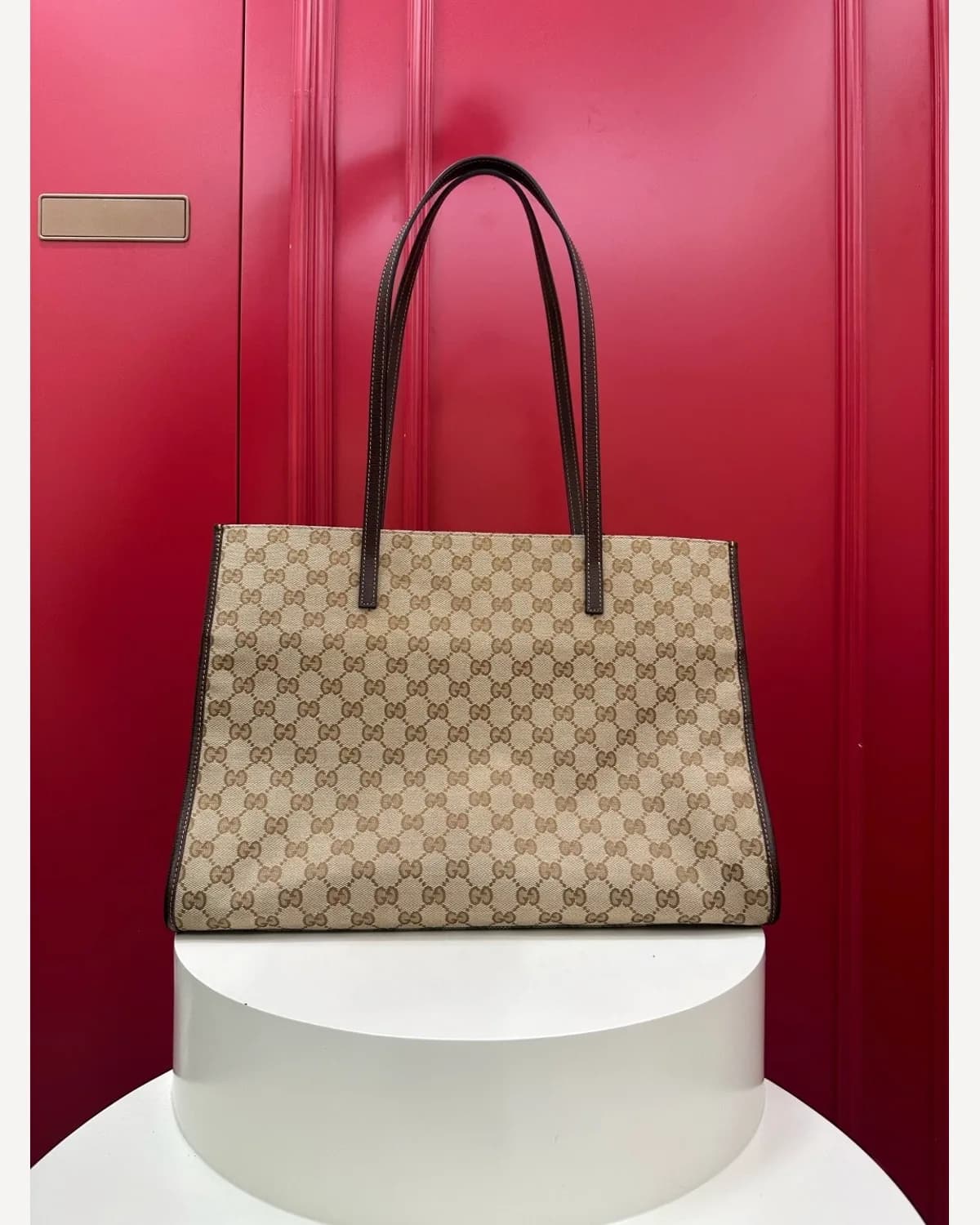 Gucci GG Canvas Shopping Tote