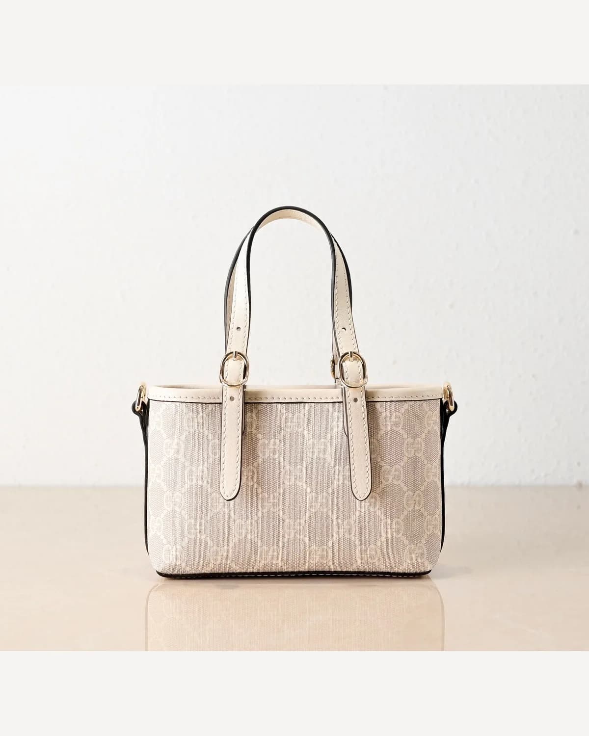 Gucci GG Mini Tote — Cream