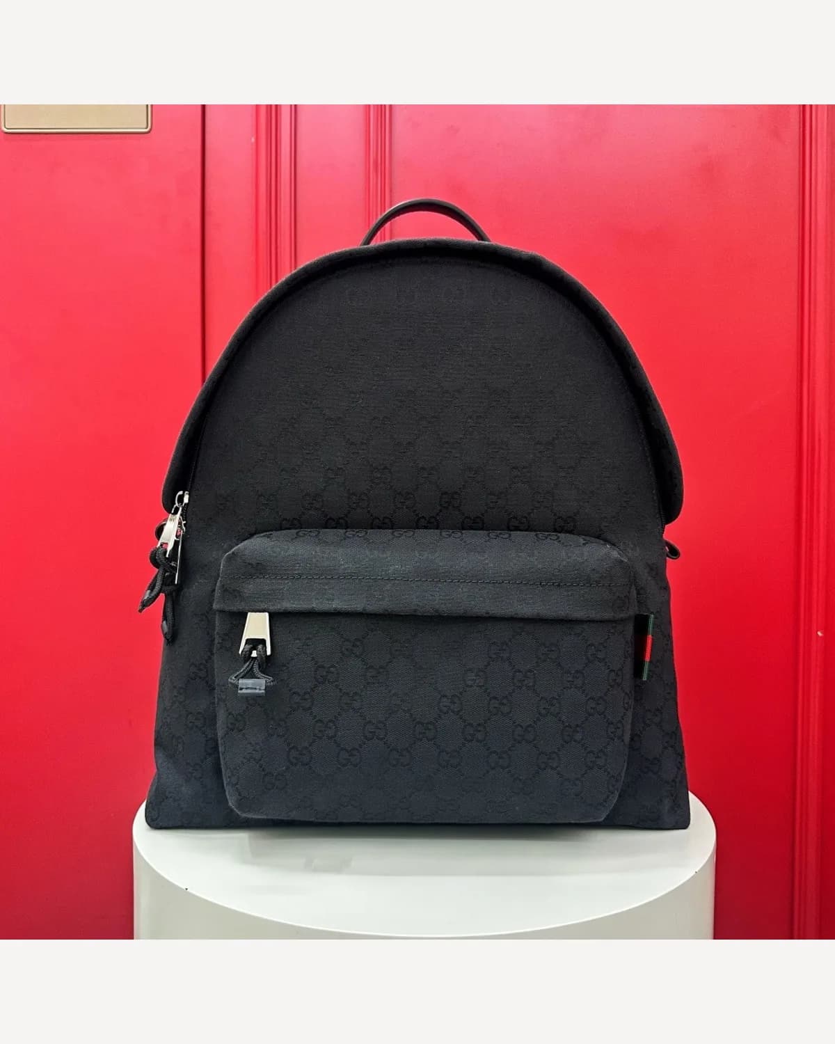 Gucci GG Nylon Backpack — Black