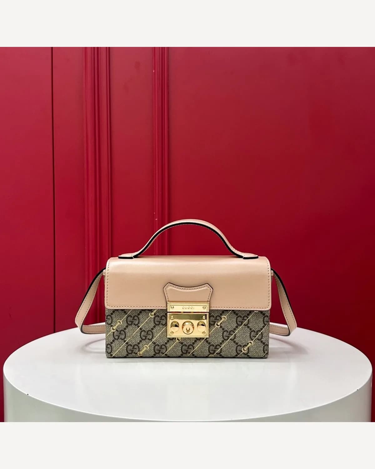 Gucci Padlock Mini — Nude