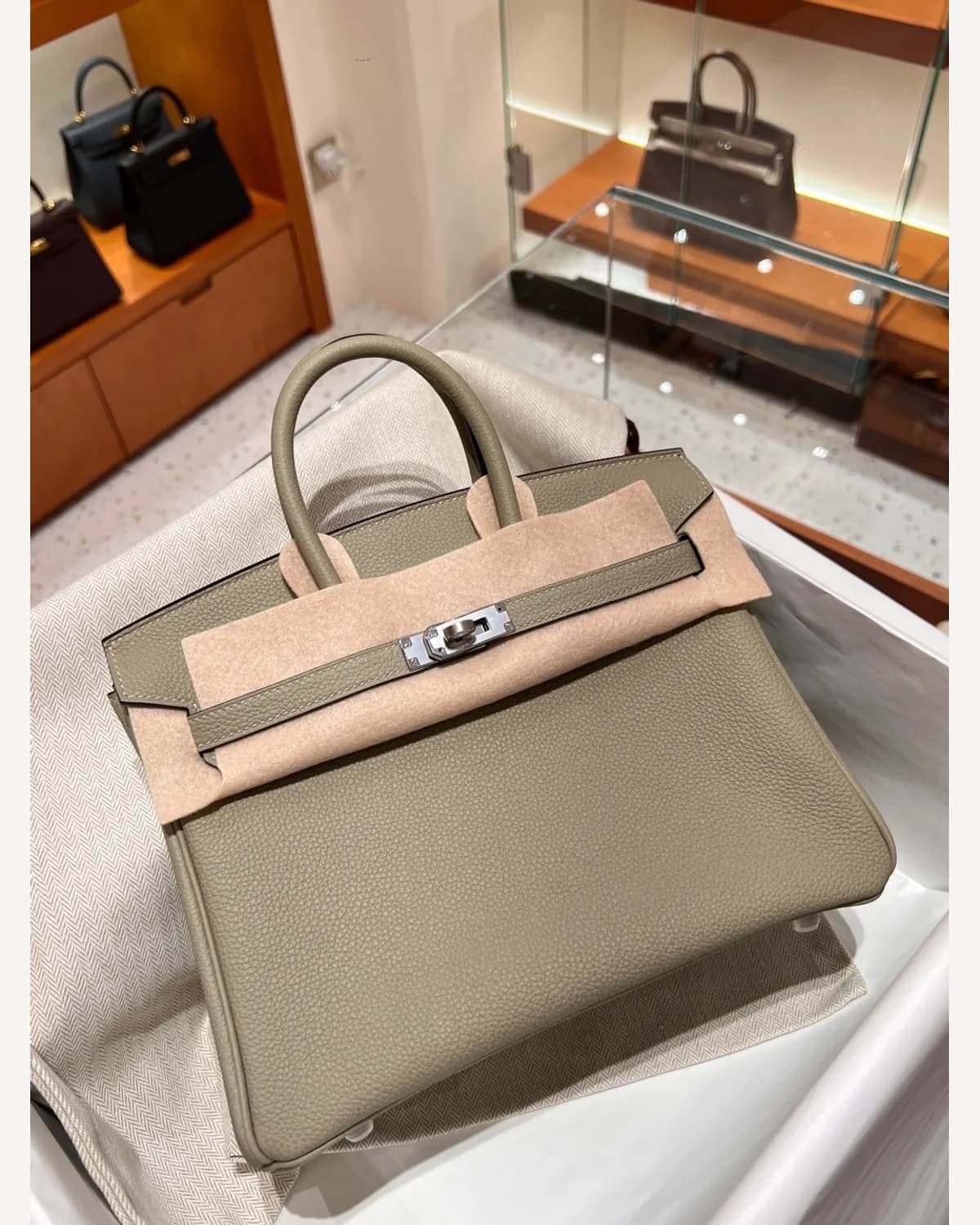 Hermès Birkin — Sage Grey