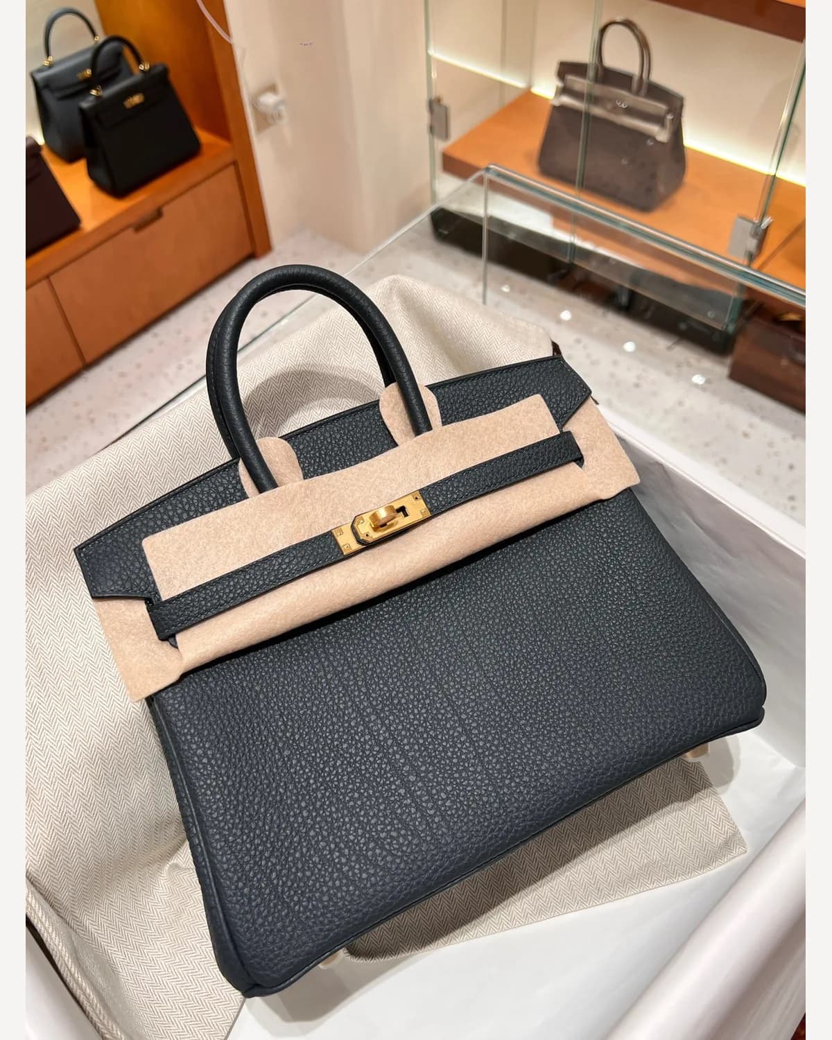 Hermès Birkin — Navy