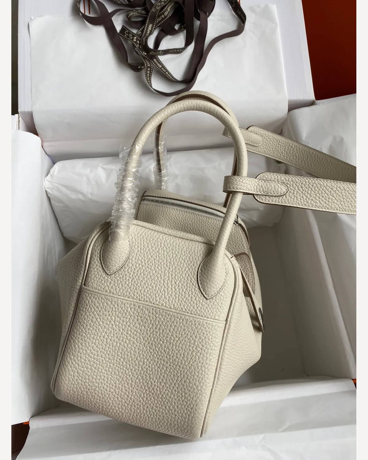 Hermès Lindy — Cream