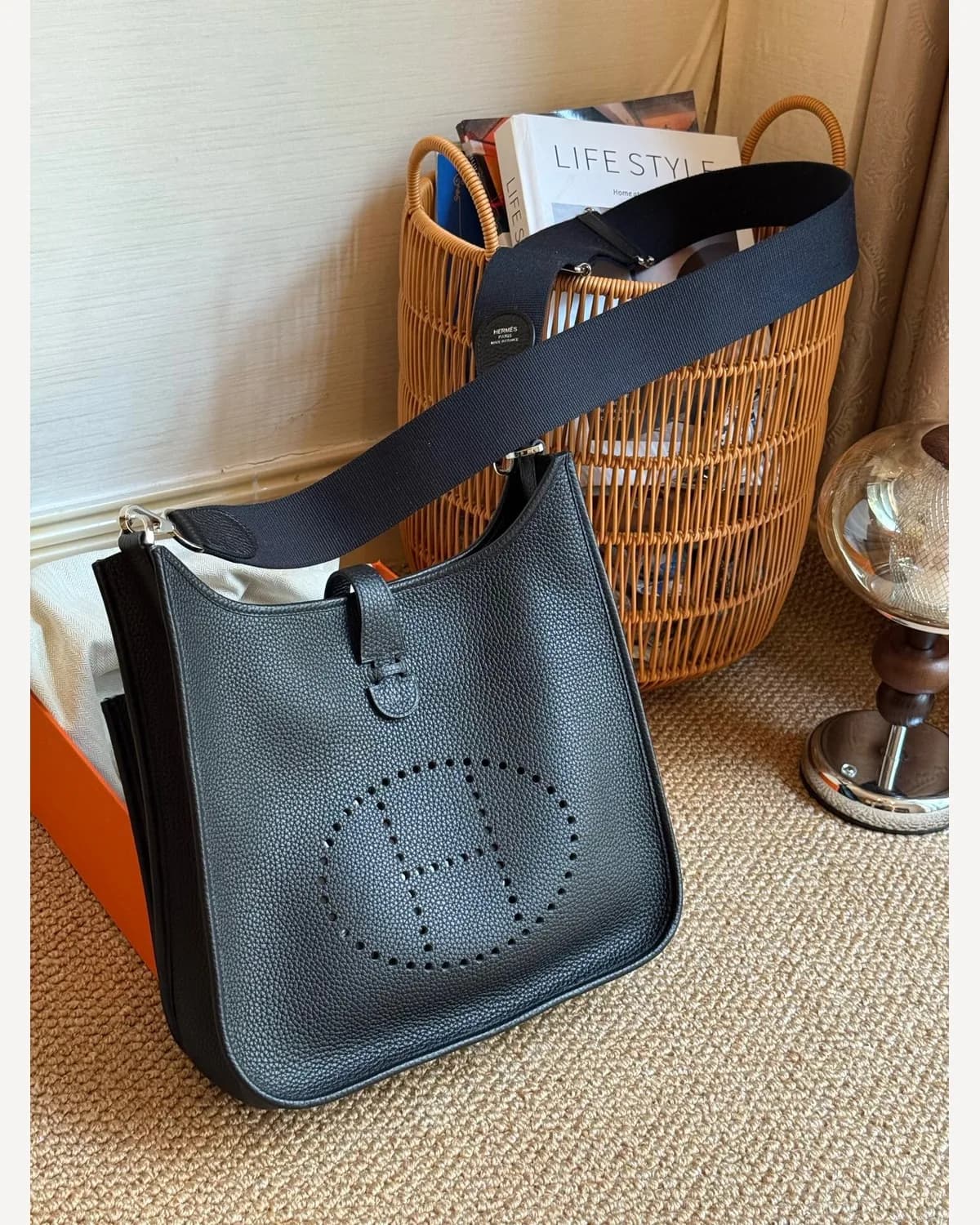 Hermès Evelyne — Blue Grey