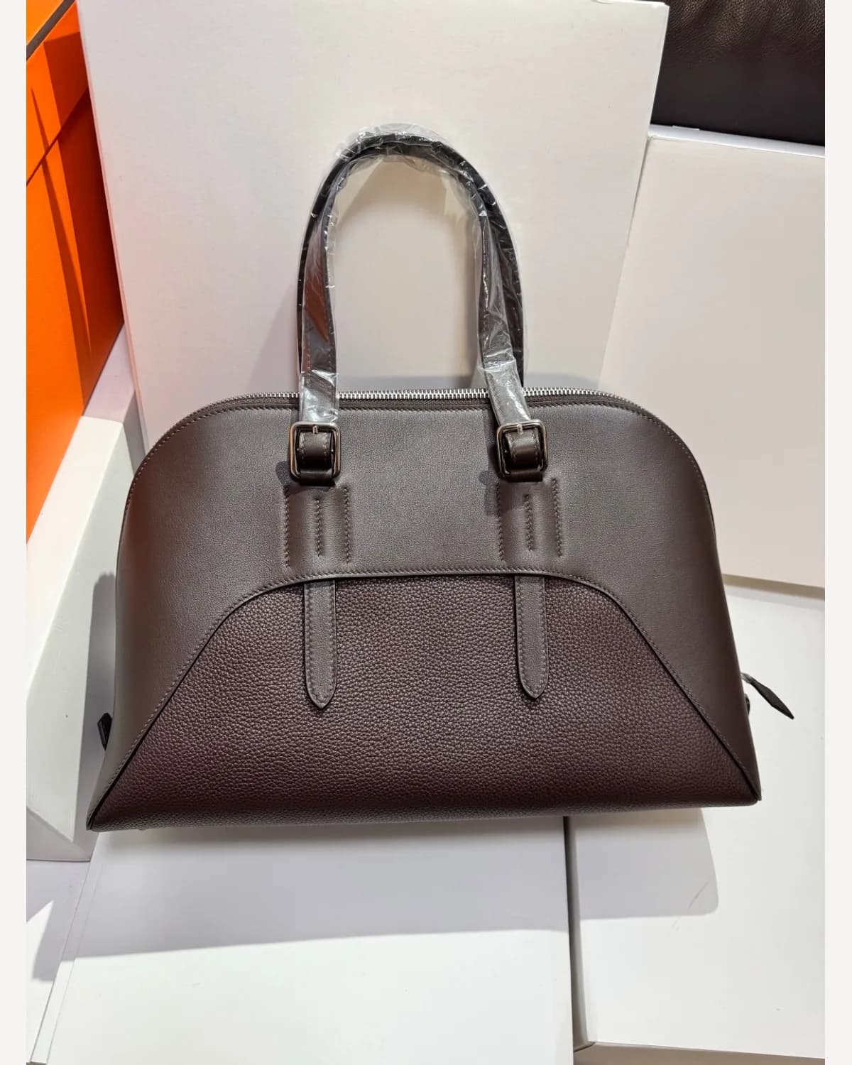 Hermès Bolide — Taupe