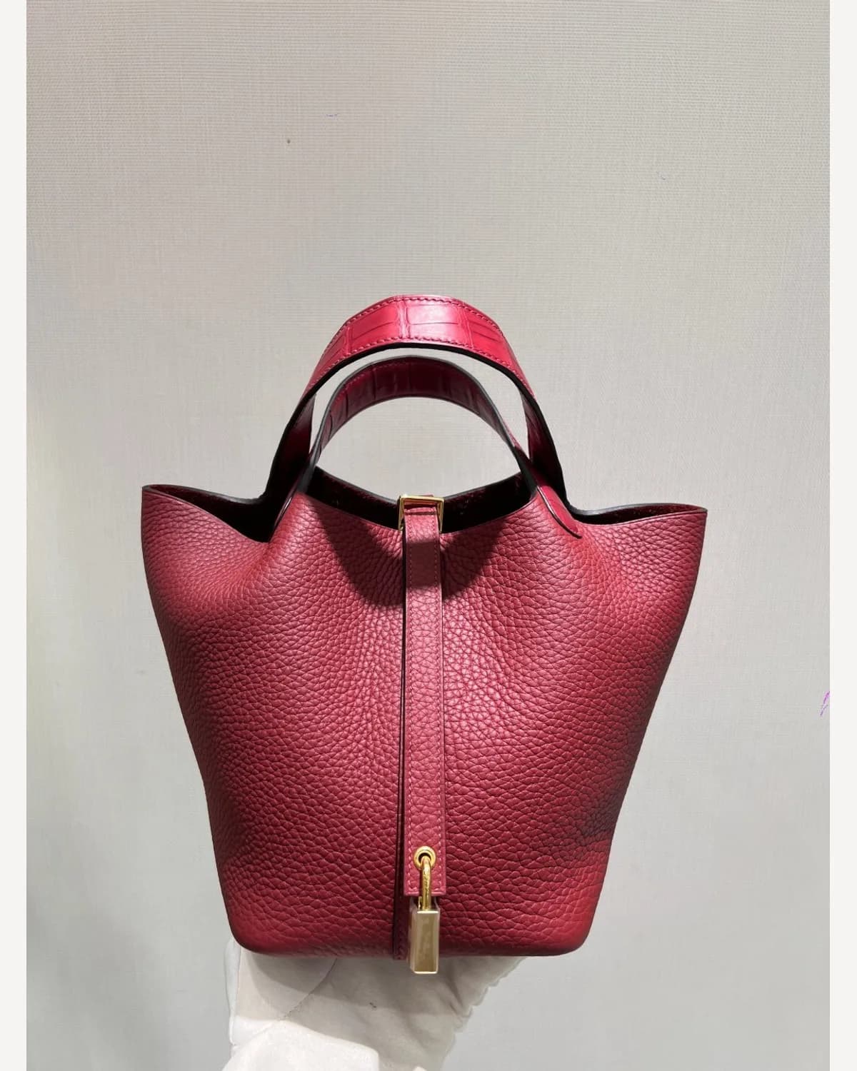 Hermès Picotin — Raspberry
