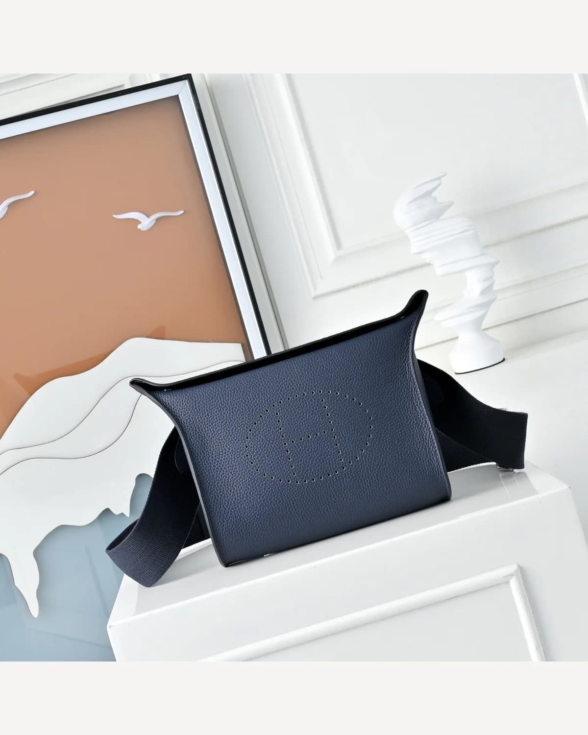 Hermès Evelyne Men's — Navy