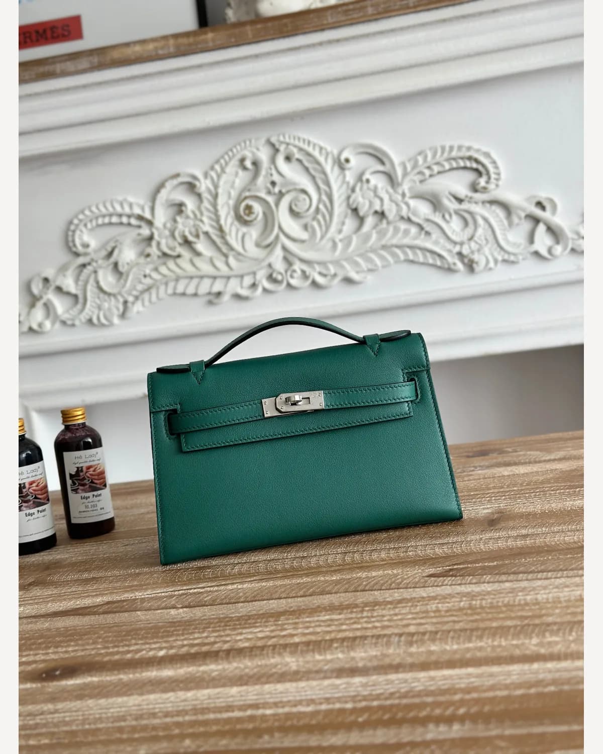 Hermès Kelly Pochette — Green