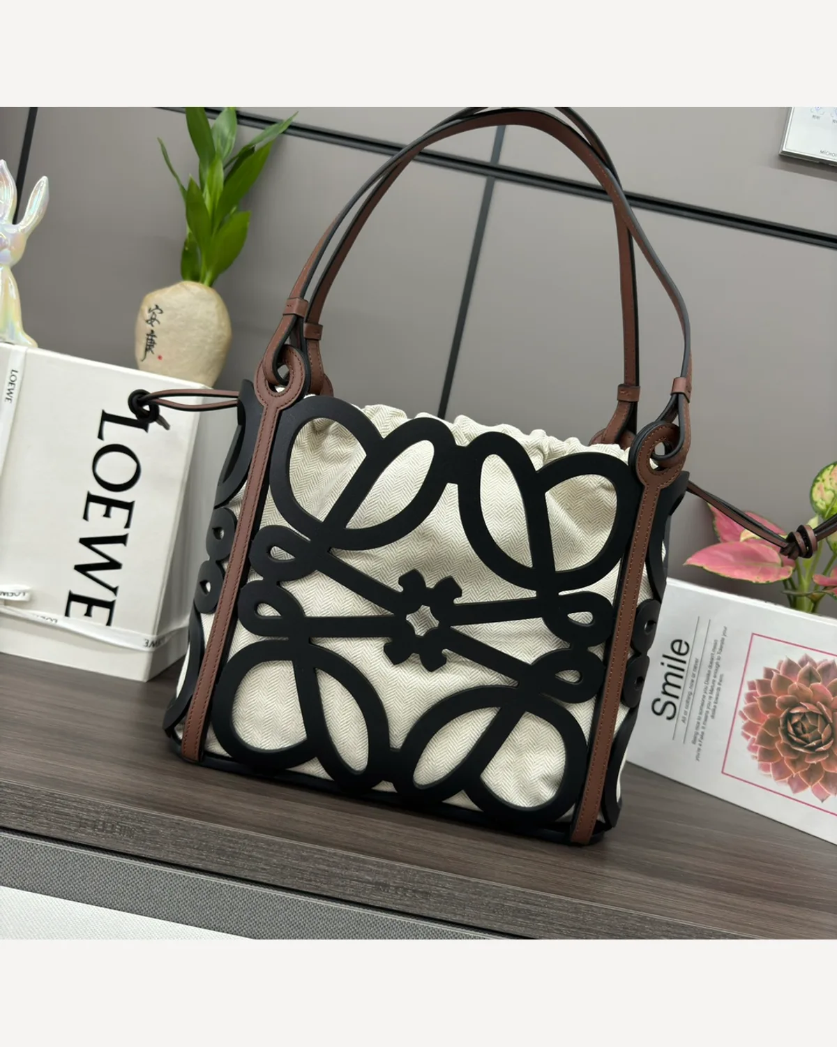 Loewe Anagram Cut-Out Tote