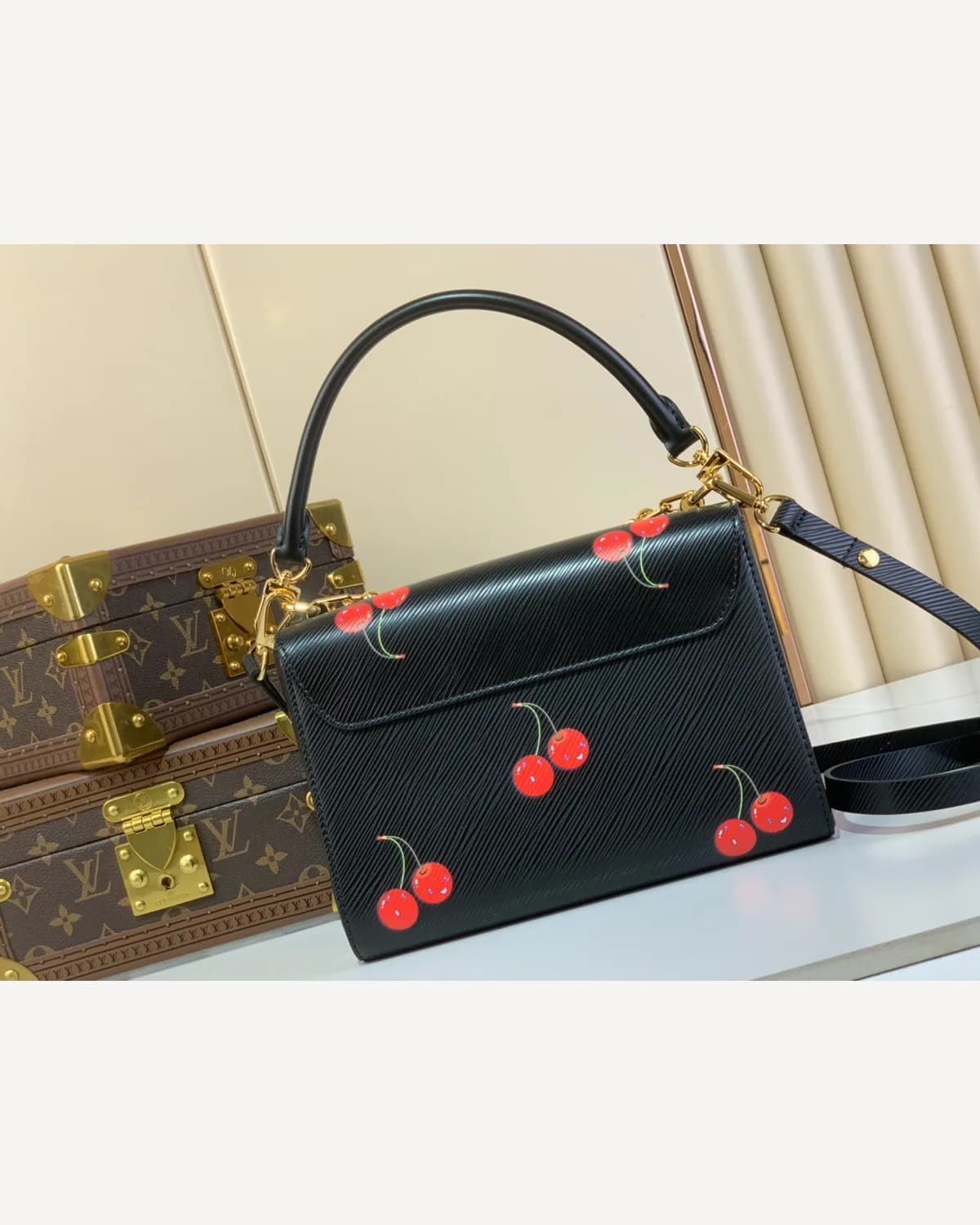Louis Vuitton Twist — Black with Cherries
