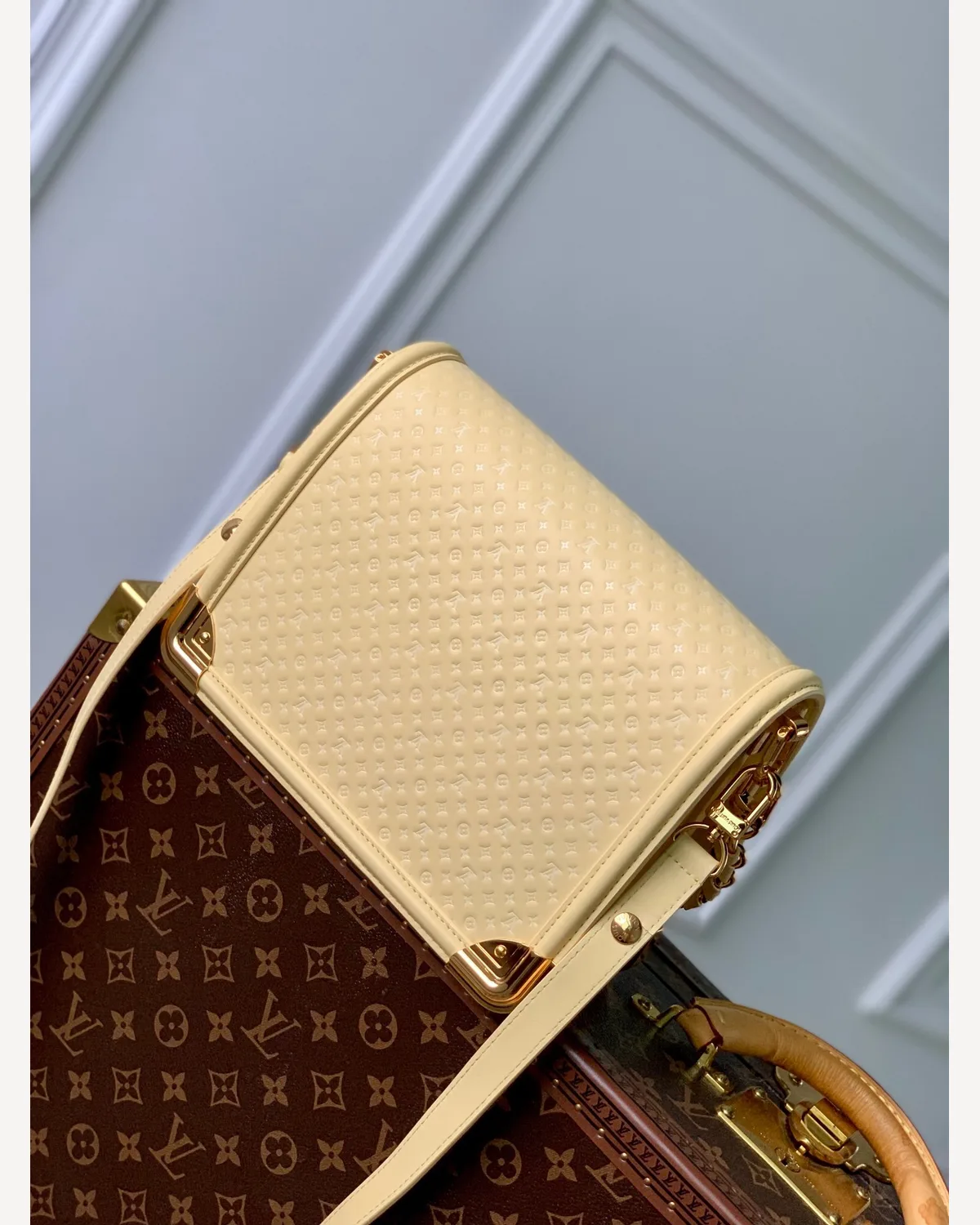Louis Vuitton Dauphine — Cream Textured