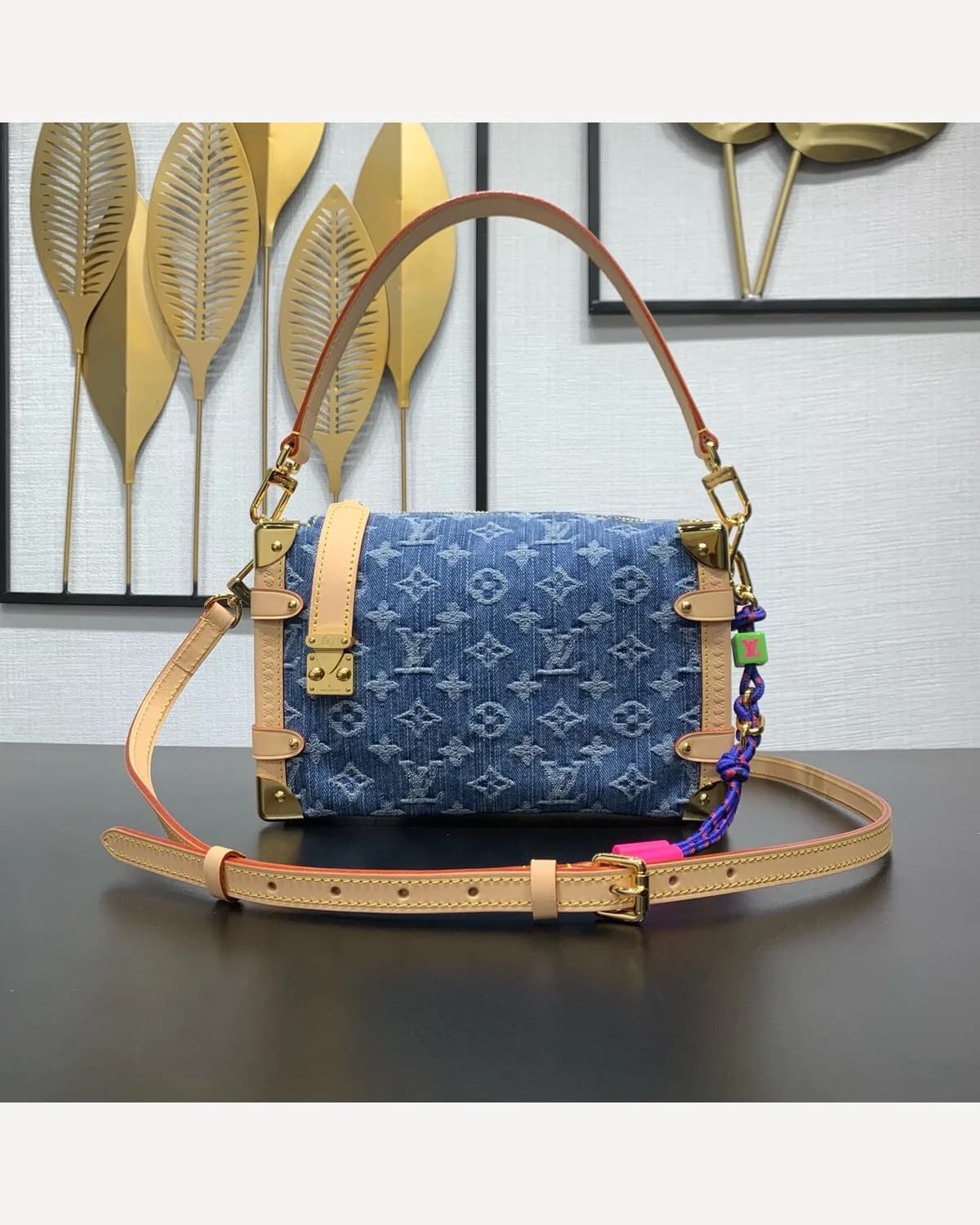 Louis Vuitton Petite Malle — Khaki Denim