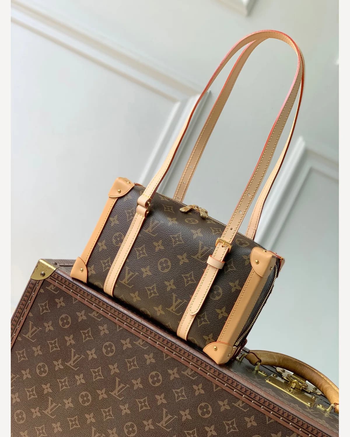 Louis Vuitton Cylinder Tote — Monogram