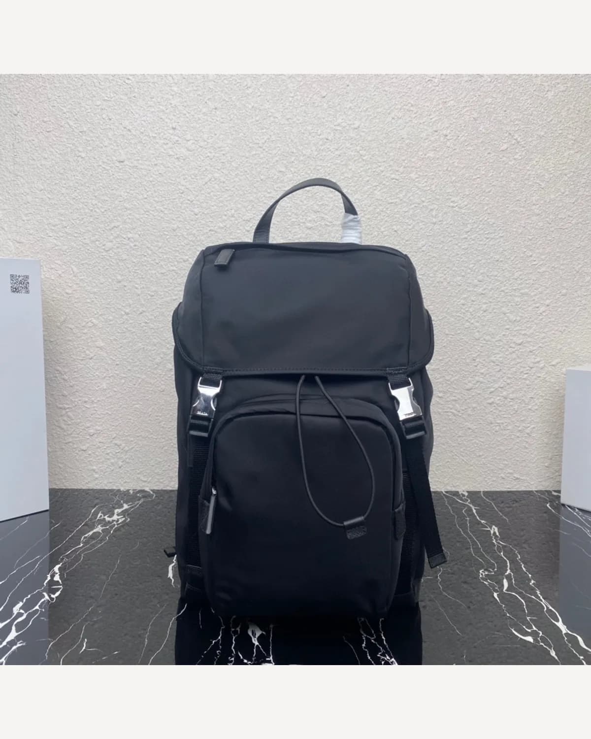Prada Nylon Backpack — Black
