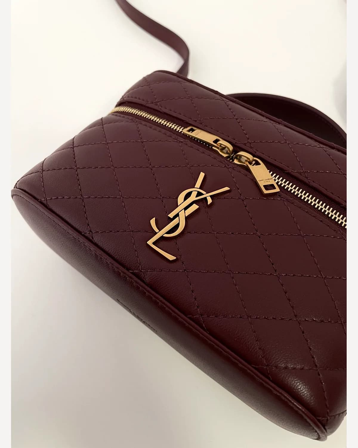 YSL Gaby Vanity — Burgundy