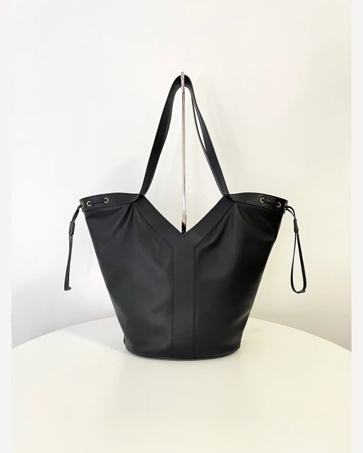 YSL Bucket Tote — Black