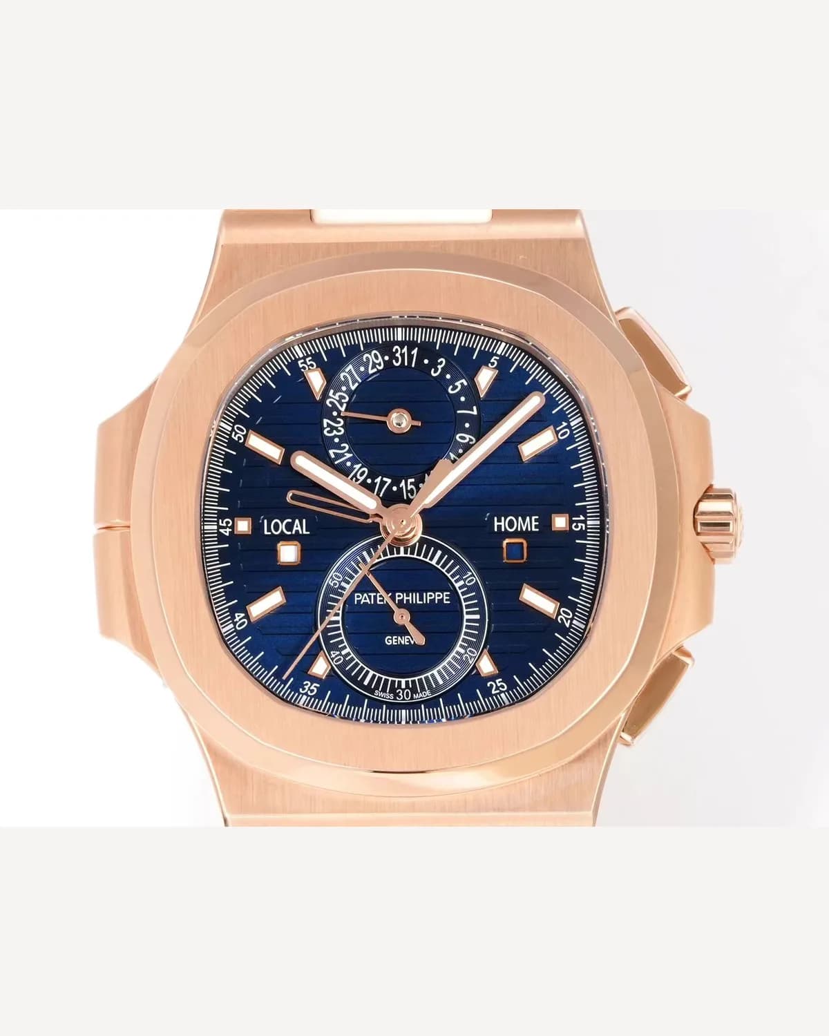 Patek Philippe Nautilus — Rose Gold / Blue Dial