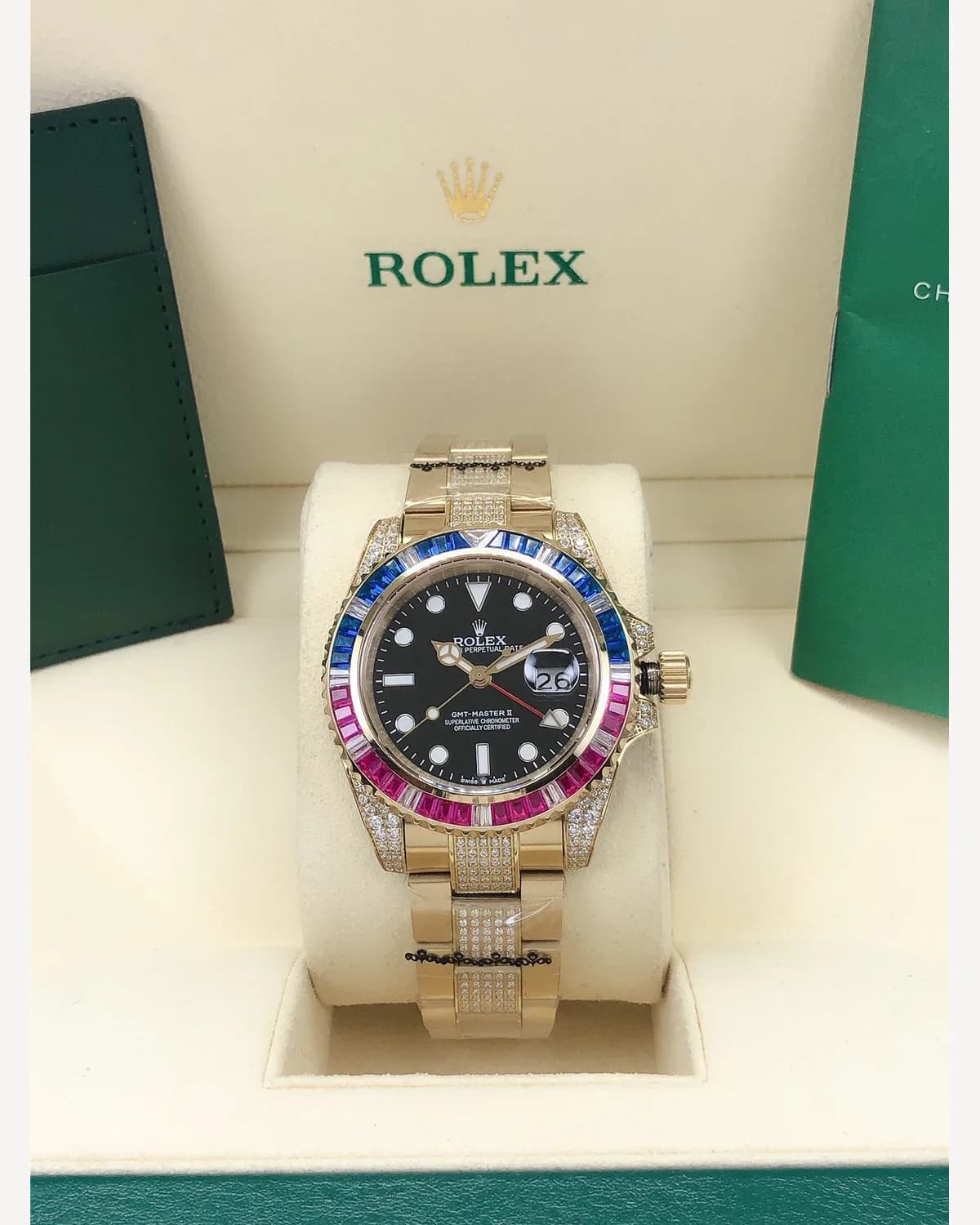 Rolex GMT-Master — Gem-Set Bezel
