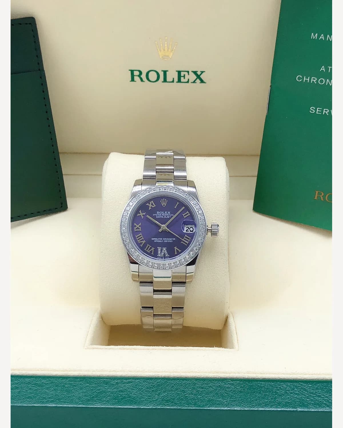 Rolex Datejust — Purple Dial