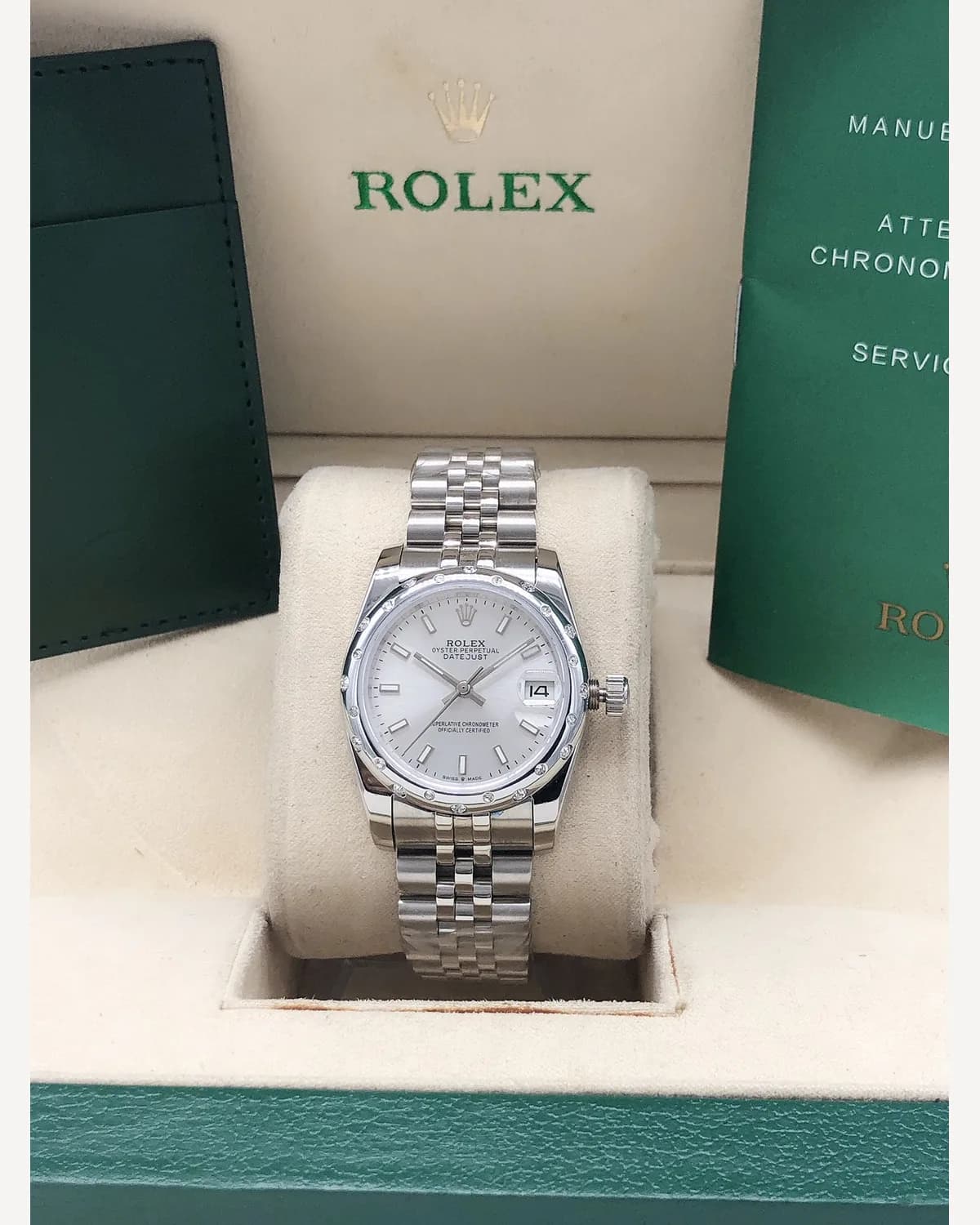 Rolex Datejust — Silver Dial